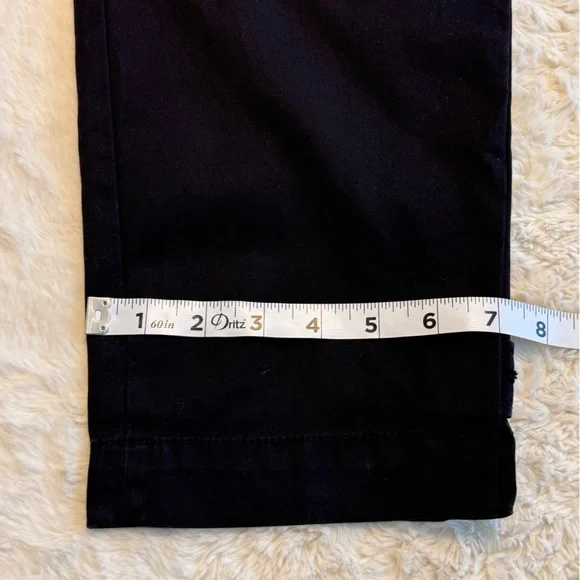 Talbots Perfect Crop size 10 black - Picture 8 of 9